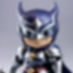 Nendoroid Meta Knight showcasing its intricate design details.