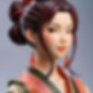 Graceful Nezuko Earrings Elegant Nezuko Kamado Earrings