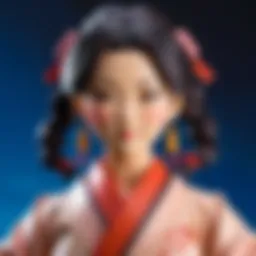 Intricately Designed Nezuko Kamado Figure