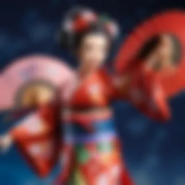 Enchanting Kimono Nezuko Figurine Exquisite Nezuko Kamado Kimono Figurine
