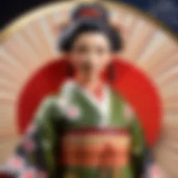 Elegant Geometric Patterns in Nezuko's Kimono