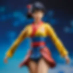 Exquisite Japanese Plastic Figures Displayed