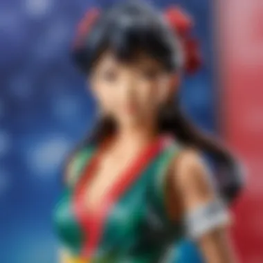 Detailed close-up of a rare Japanese plastic figure