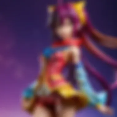 Dynamic No Game No Life Figure Posed in Action Sequence