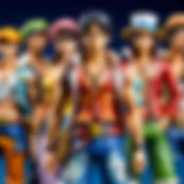 Diverse Collection of One Piece Ace Figures A collection of various One Piece Ace figures displayed in a stylish arrangement