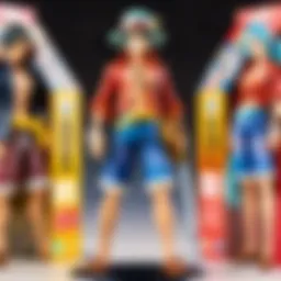 A beautifully arranged display of One Piece Box Set One showcasing its vibrant cover art