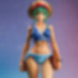 Display of various One Piece merchandise