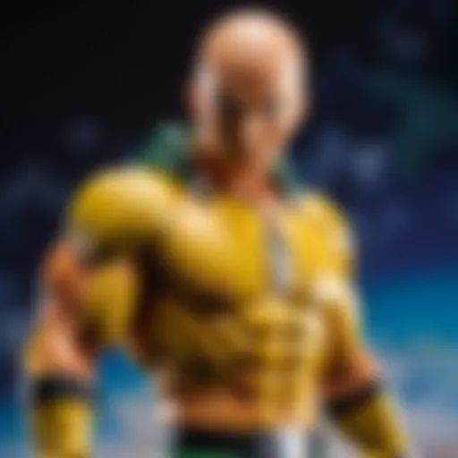 Illustration of One Punch Man collectible figures in dynamic poses