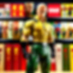 The diverse editions of One Punch Man manga on display