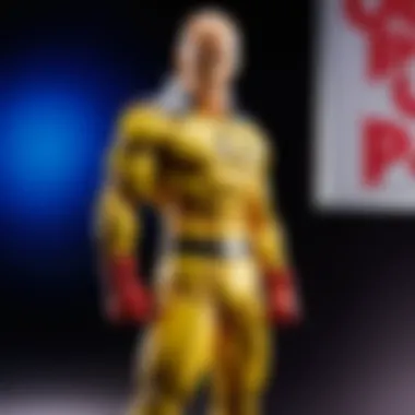 Crafted Accessories Showcase Illustration featuring a variety of One Punch Man themed accessories with unique craftsmanship