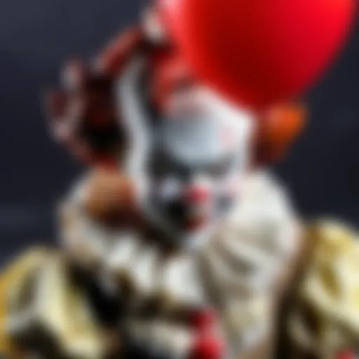 Sinister Pennywise Action Figure with Red Balloon