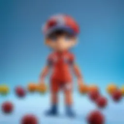 Illustration depicting colorful plush blood cells interacting