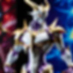 Detailed craftsmanship of an Arceus figure showcasing its intricate design.