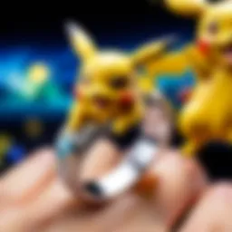 Enchanting Pikachu-themed Pokemon wedding band