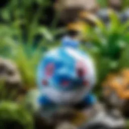 illustration of detailed Poliwag plush design
