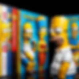 Promotional artwork for 'The Simpsons' DVD collection