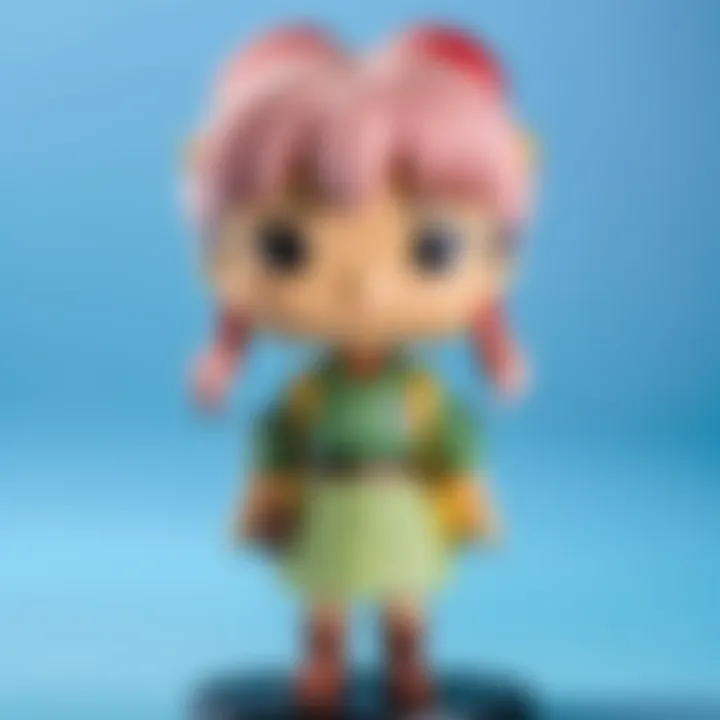 Close-up of a rare Ghibli Funko Pop figure with intricate detailing