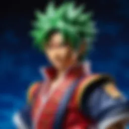 Rengoku plush showcasing fine details and vibrant colors