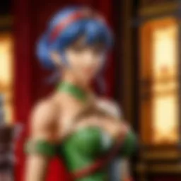 Abstract Conceptual Illustration of Ruler Game Origin