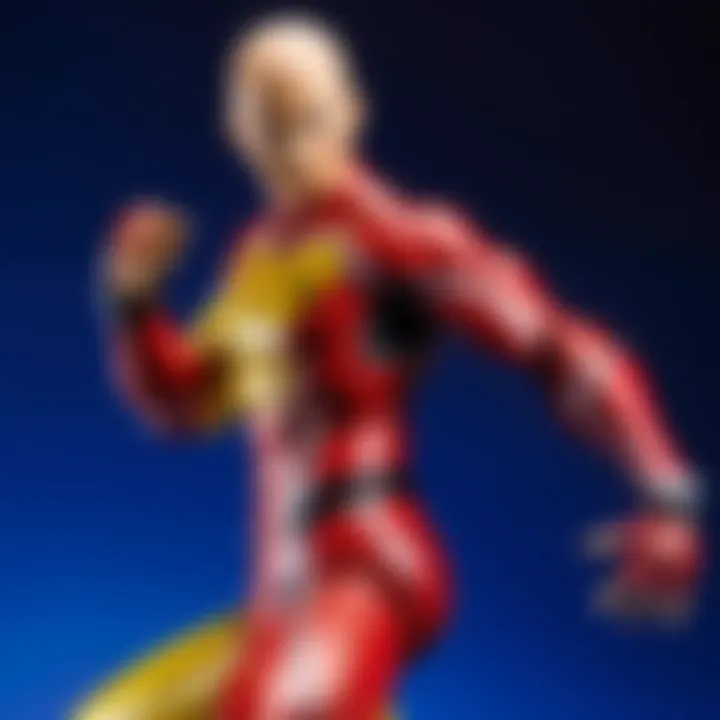 Saitama in Action Sculpture