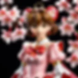 Sakura Kinomoto in her iconic costume
