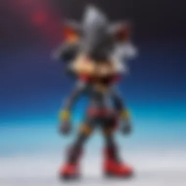 Enchanting Aura of Shadow the Hedgehog Keychain