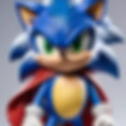 Exquisite craftsmanship of Sonic GE plush figure