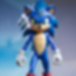 Vibrant Sonic the Hedgehog Action Figures