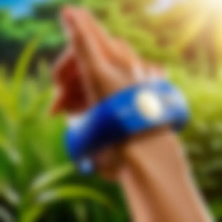 Sonic wristband connecting with nature