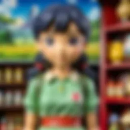 A collection of Studio Ghibli Funko Pop figures displayed beautifully