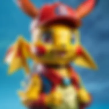 Intricate Design of Pokémon Toys A close-up of a talking Pokémon toy with intricate design features