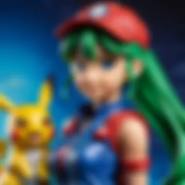 The Diverse World of Talking Pokémon Toys A colorful array of talking Pokémon toys displayed on a shelf