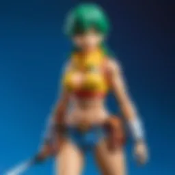 A vibrant display of various anime figures showcasing popular characters from different series.