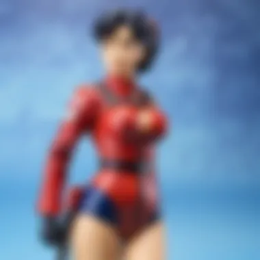 Artwork depicting the evolution of Misato figures over time, showcasing different designs.