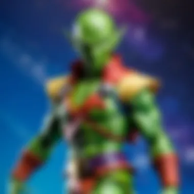 Collection of Piccolo Action Figures A collection of Piccolo action figures positioned artistically to reflect their collectability.