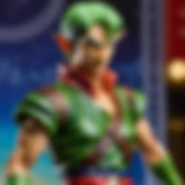 Cultural Significance of Piccolo Action Figure An artistic representation of Piccolo in a dynamic pose, reflecting its cultural significance.