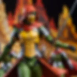 A scene capturing the intense battle between Qwasers, showcasing the dynamic action and unique powers.