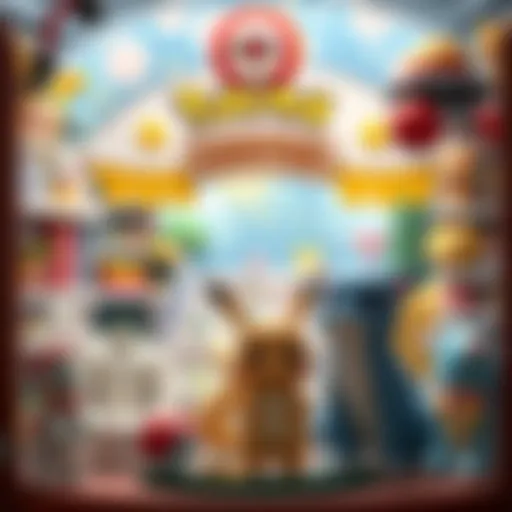Interior of a Pokémon Center, showcasing healing facilities and Nurse Joy