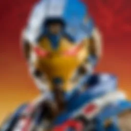 A detailed Threezero collectible figure from the Destiny franchise showcasing intricate design.