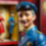 Vintage Tin Tin Figure on Display