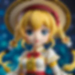 Elegant Tomoe Mami Nendoroid figure with magical accessories