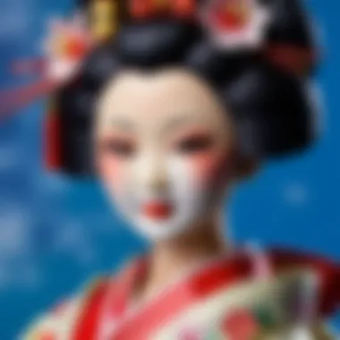 Traditional Japanese Geisha Doll