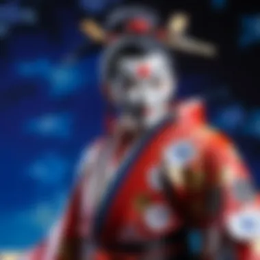 The Artistic Essence: Meisho Movie Realization Kabuki Figure Traditional Japanese Kabuki Actor Meisho Movie Realization Figure