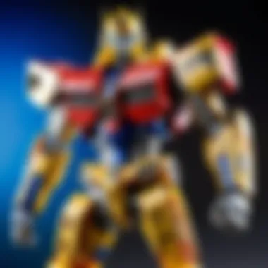 Sleek Transformers Masterpiece figure in dynamic pose