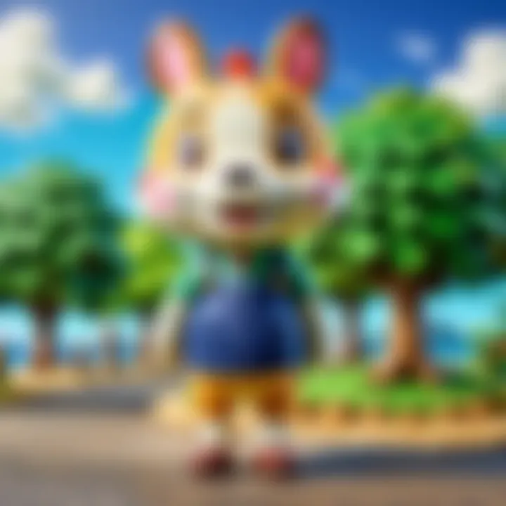 A close-up of rare Animal Crossing cards displayed against a vibrant background.