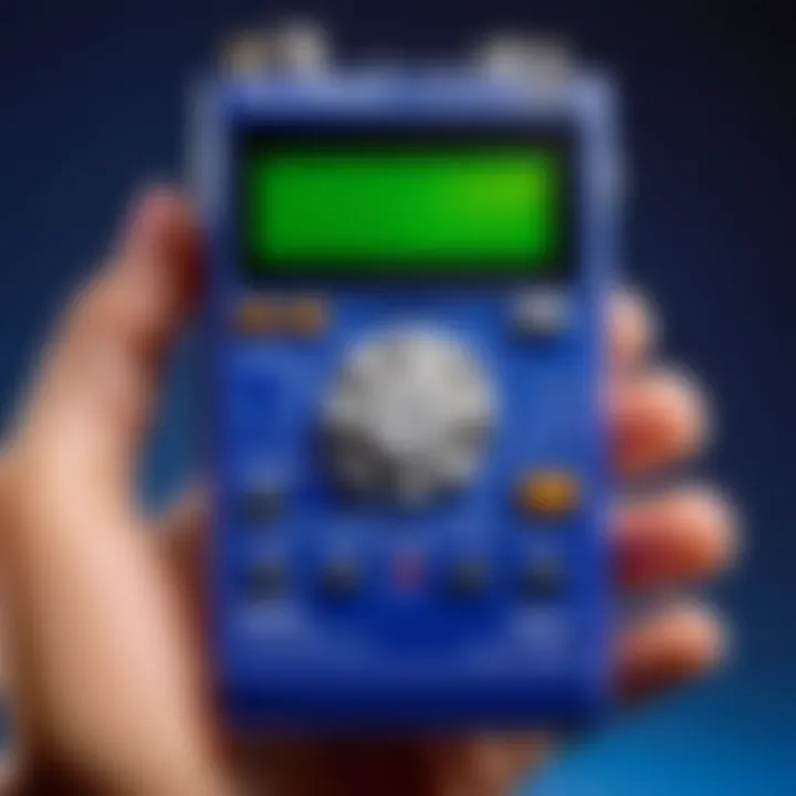 A detailed view of the technological components within the Digivice D Power