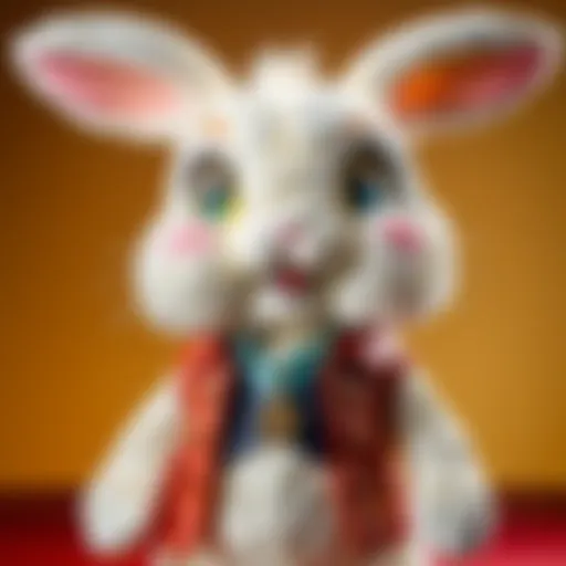 Enigmatic Plush Bunny Symbolism