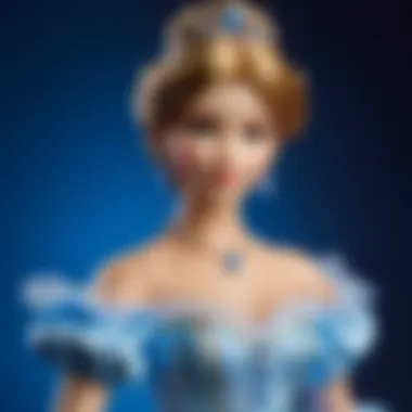 Timeless Cinderella Doll in Regal Ball Gown Vintage Cinderella Doll in Regal Ball Gown