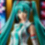 Virtual Symphony - Hatsune Miku performing on a digital stage