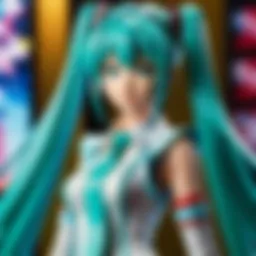 Virtual Symphony - Hatsune Miku performing on a digital stage